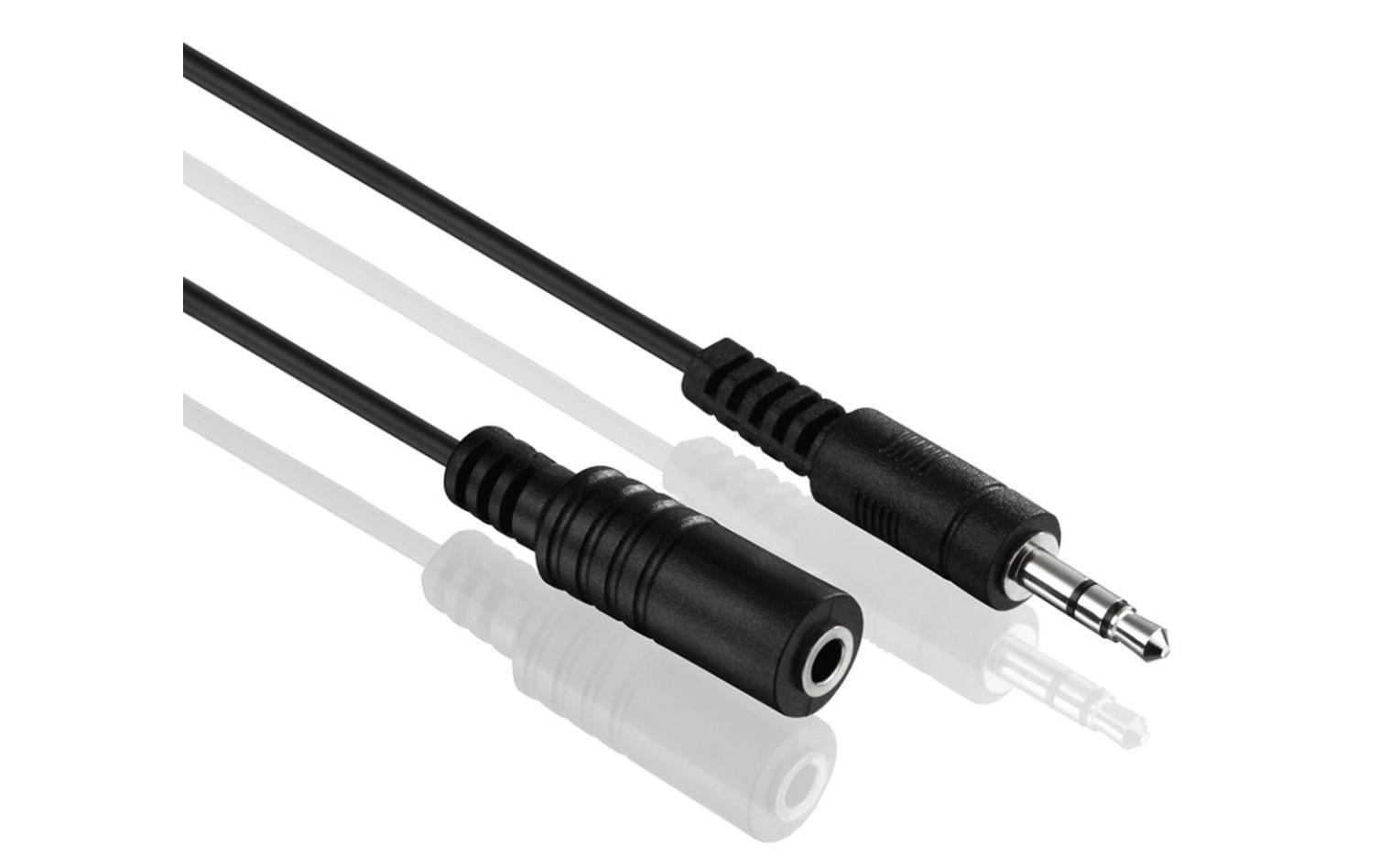 3.5 mm st. Stecker > 3,5 mm st. Kupplung