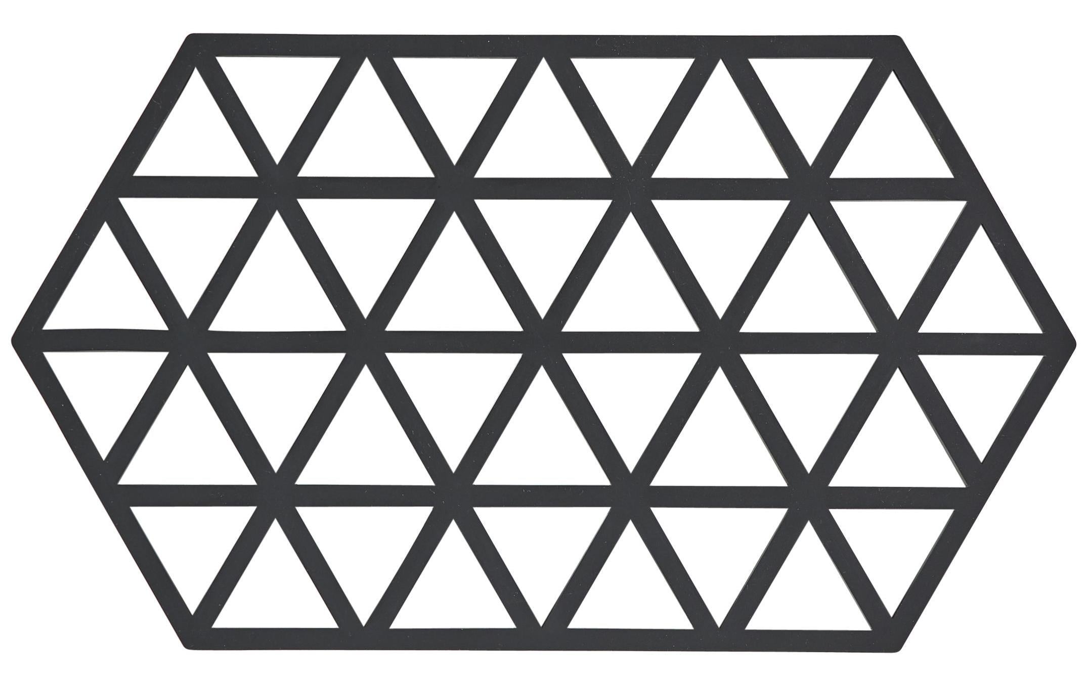 Zone Tischset Triangles schwarz