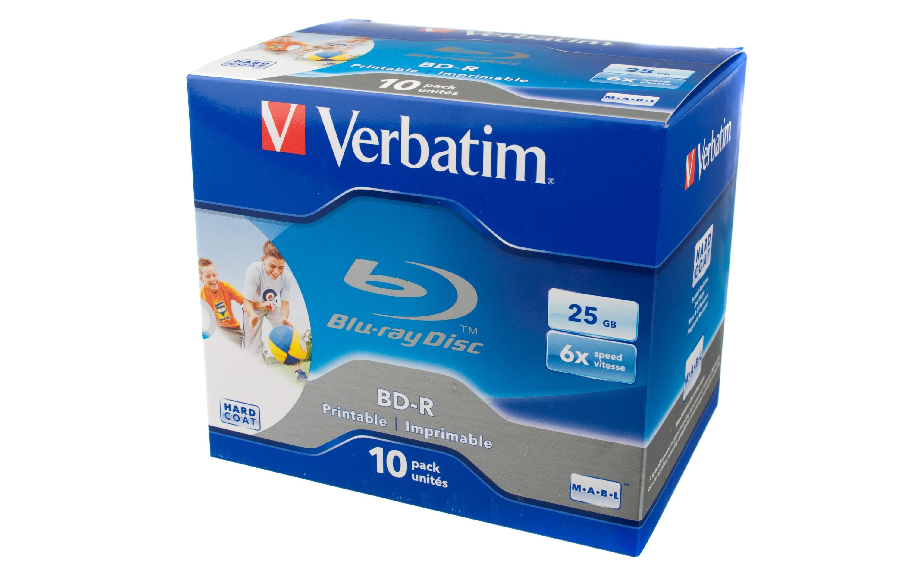 Verbatim BD-R 6x Single Layer 25GB 10-Pck.