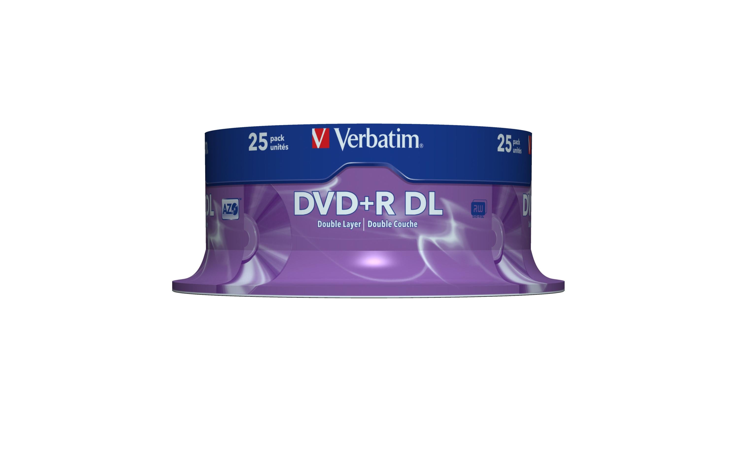 Verbatim DVD+R 8x Double Layer 8.5GB,25er S