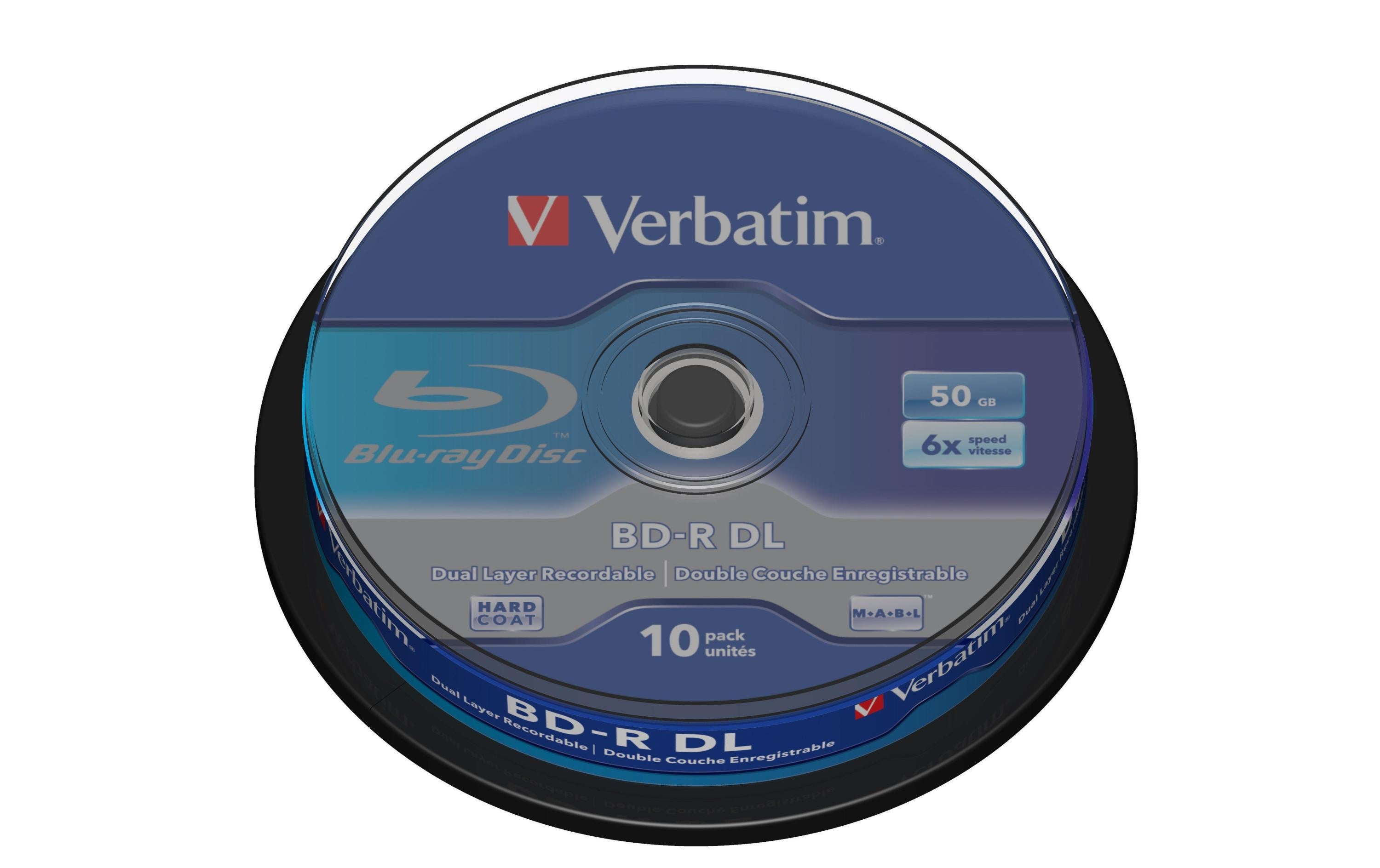 Verbatim BD-R 6x Dual Layer 50GB 10 Pck