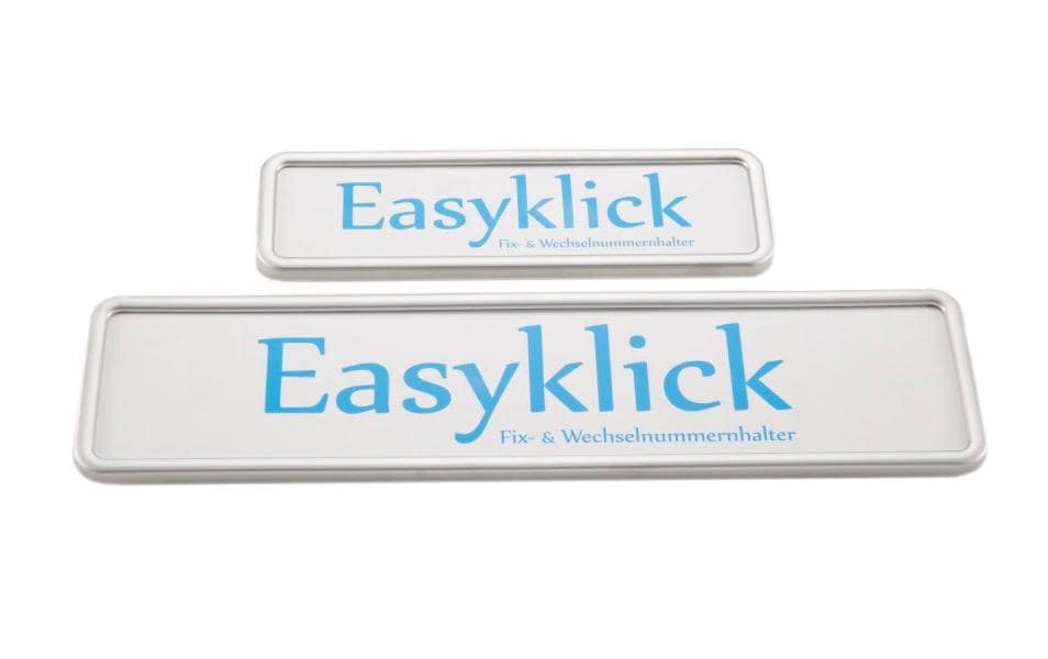 EASYKLICK Kennzeichenhalter Set