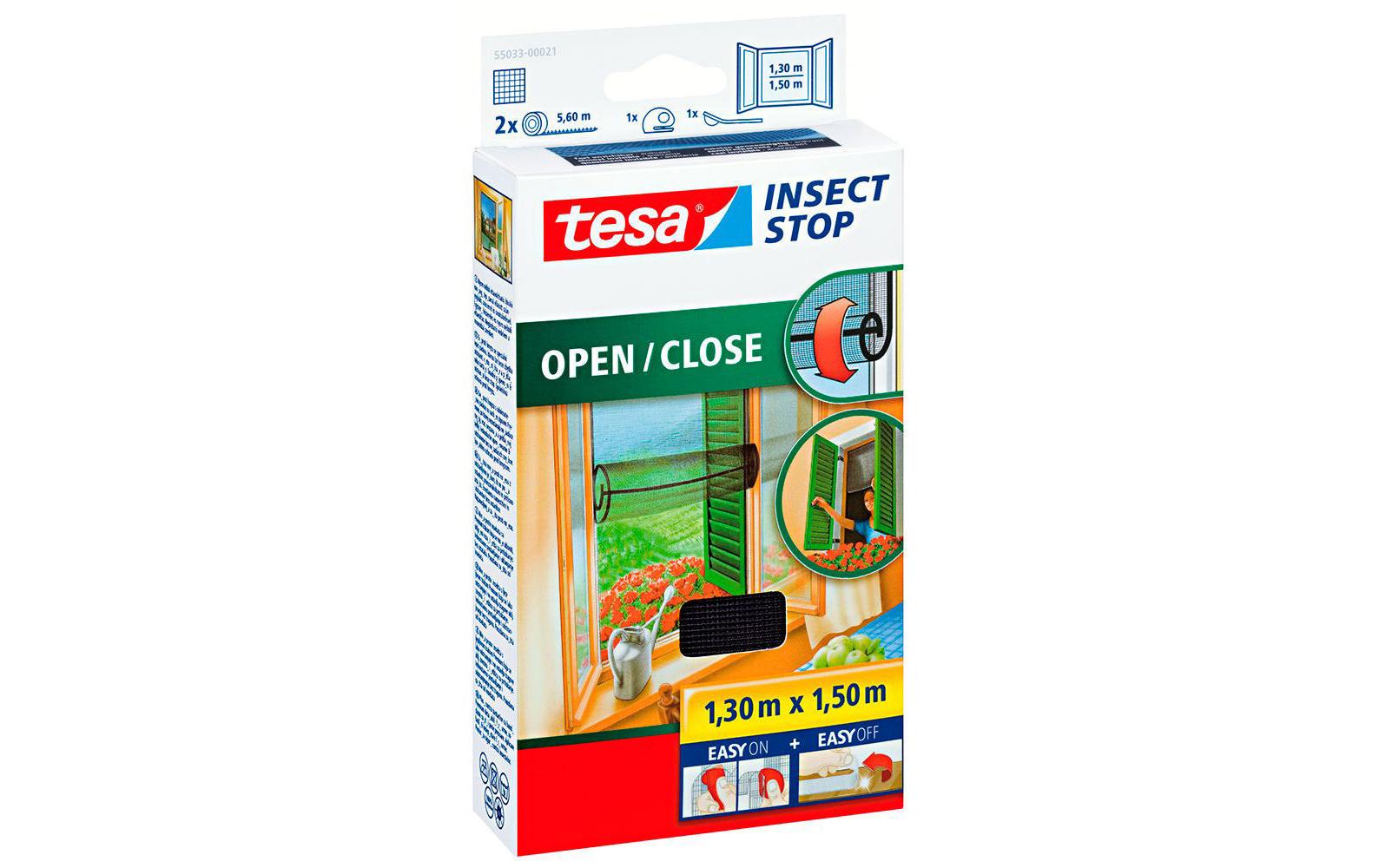 Tesa Insect Stop Open/Close anthrazit