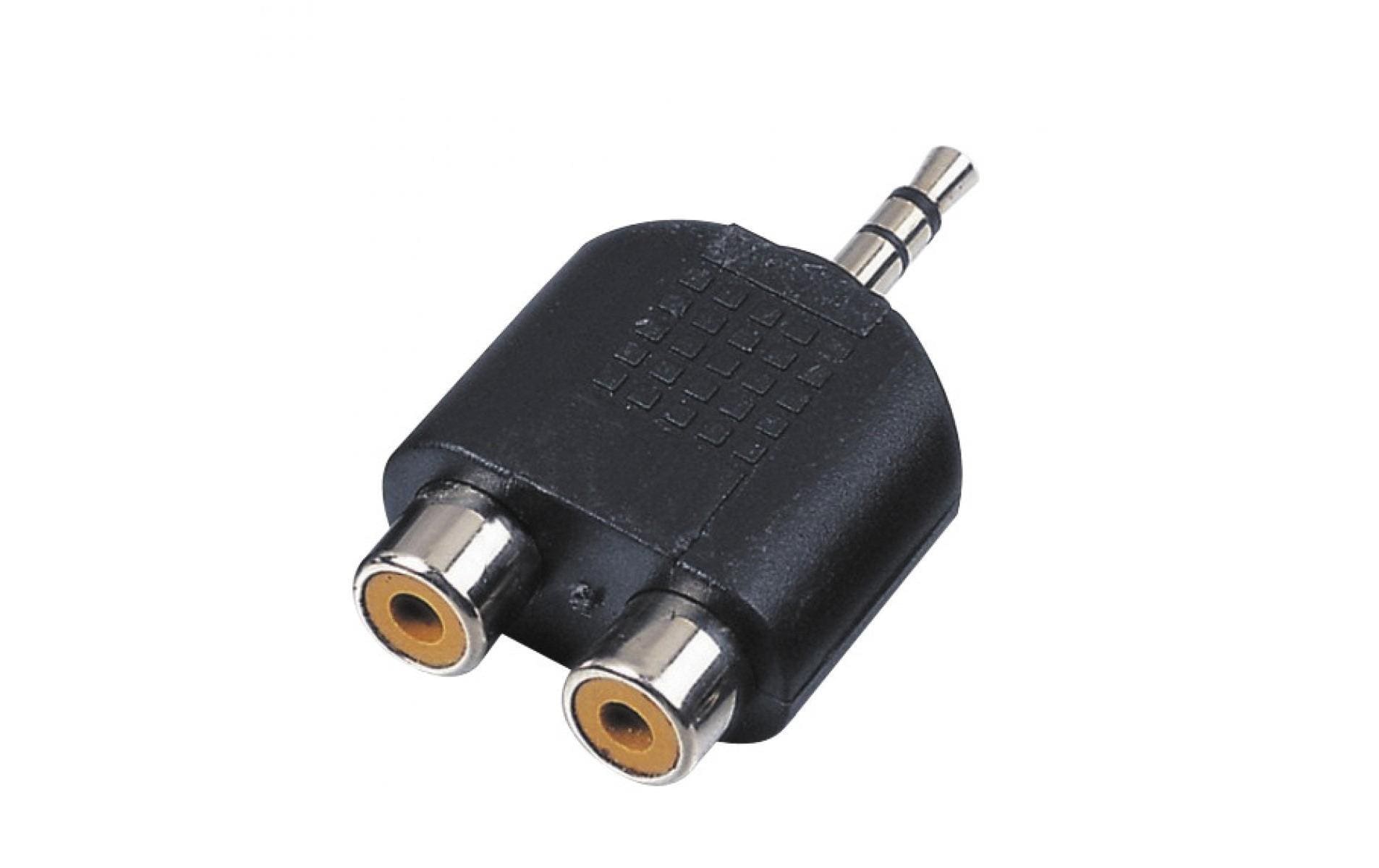 3.5 mm Stecker Stereo>2xCinchkupplung