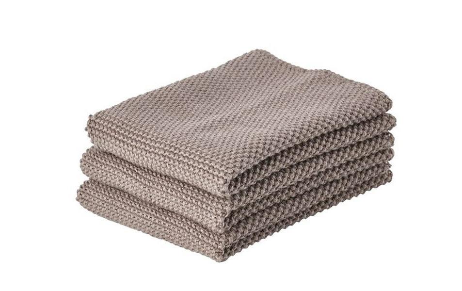 Zone Abwaschlappen 3er Set Taupe Brown