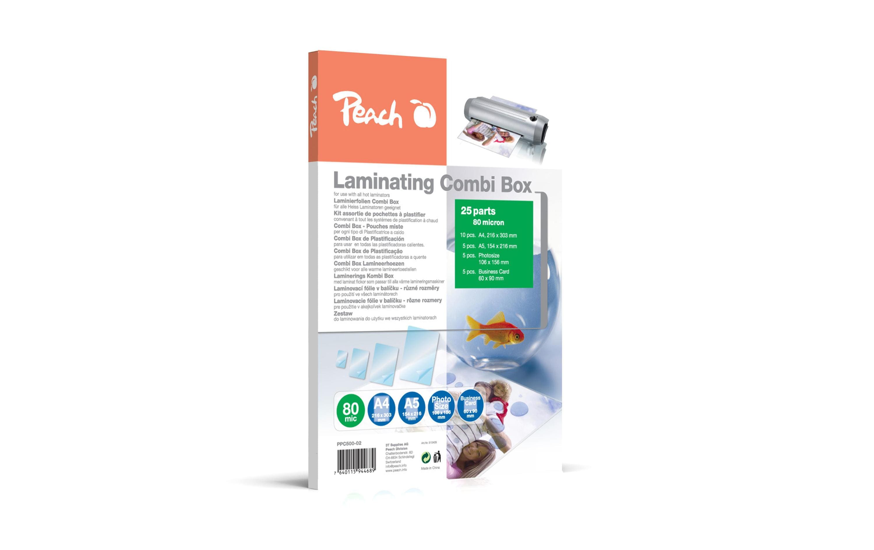 Peach Laminating Combi Box