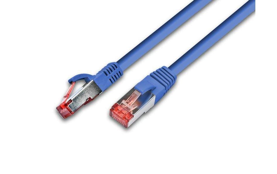 Wirewin Patchkabel: F/UTP, 20m, blau