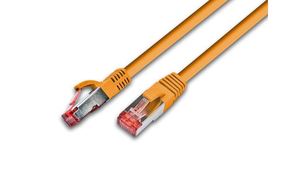 Wirewin Patchkabel: F/UTP, 1m, orange