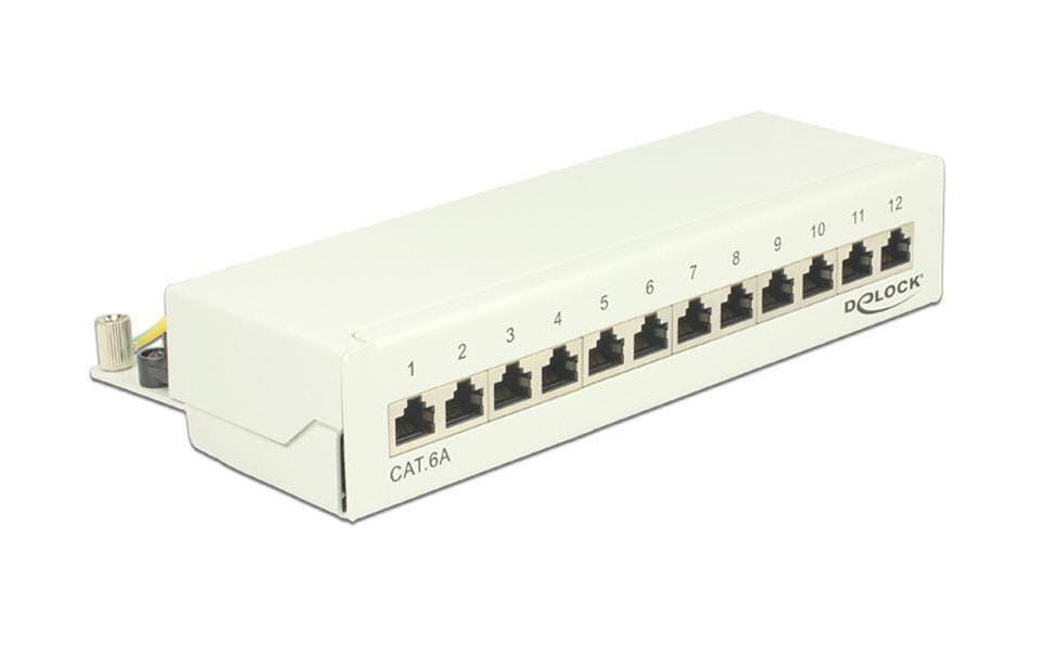 12-Port Desktop Patchpanel Cat.6A