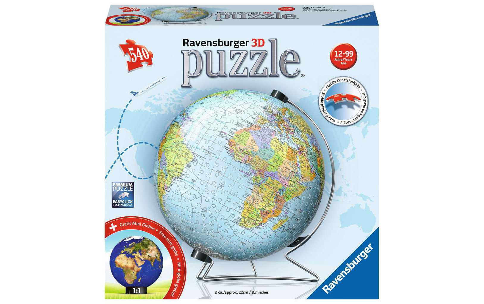 Puzzle 3D Globus Deutsch 2019