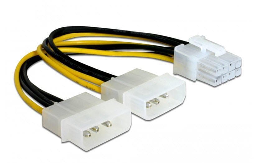 2xMolex 5.25 auf 8Pin für Grafikkarte