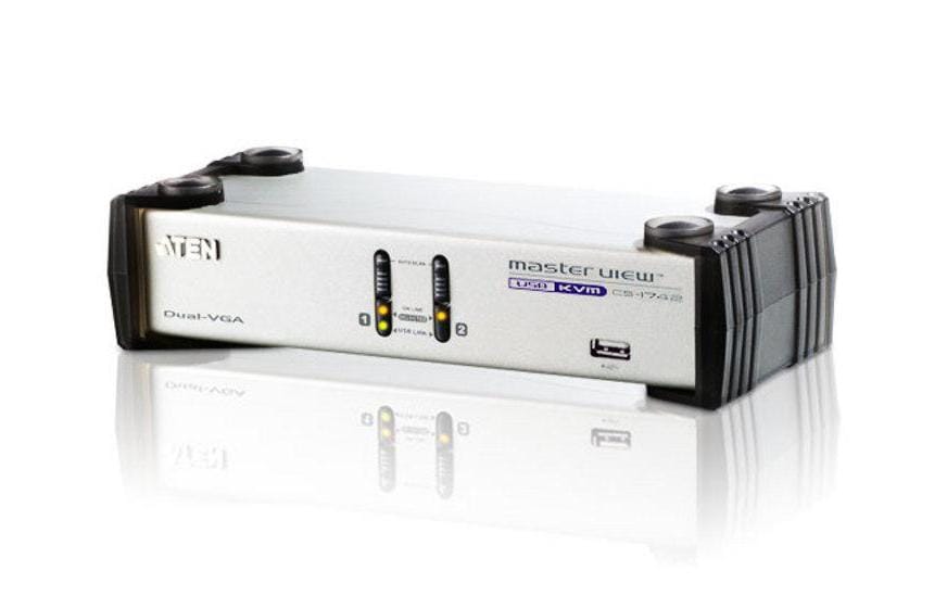 Aten CS1742: Dual-View KVM Switch, 2 Port