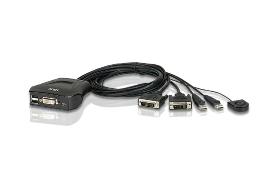 Aten CS22D: USB DVI KVM Switch, 2Port