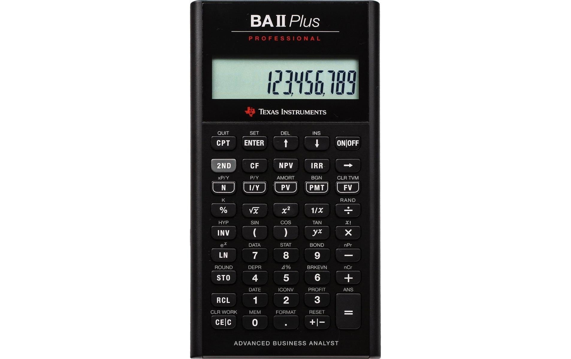 Texas-Instruments BAII Plus PROFESSIONAL