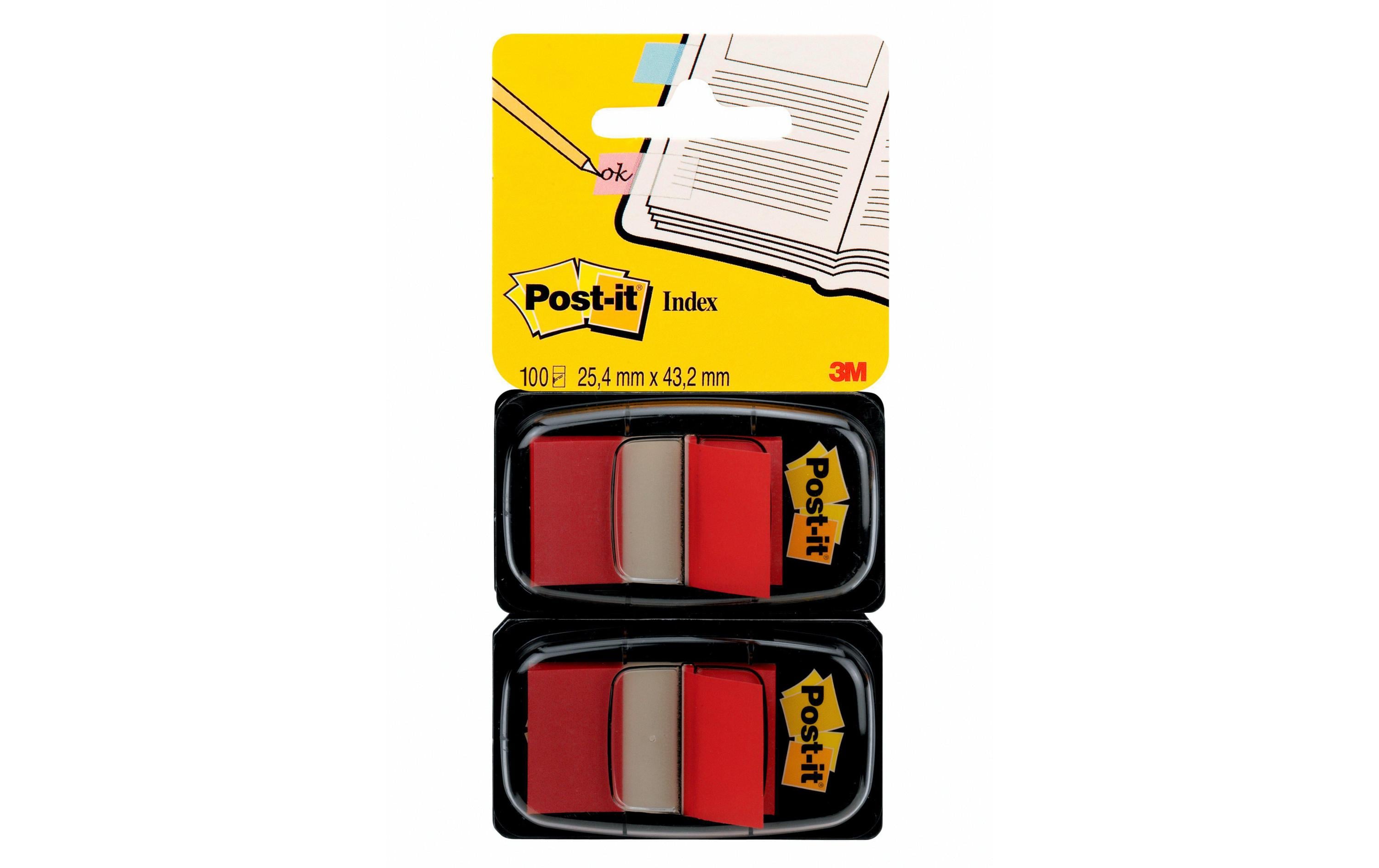 3M Post-it Index 680-RD2 rot