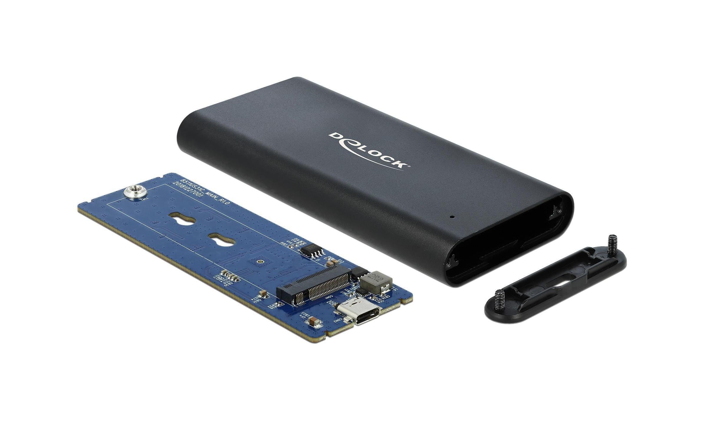 Delock M.2 NVME SSD Gehäuse zu USB3.1 Typ-C