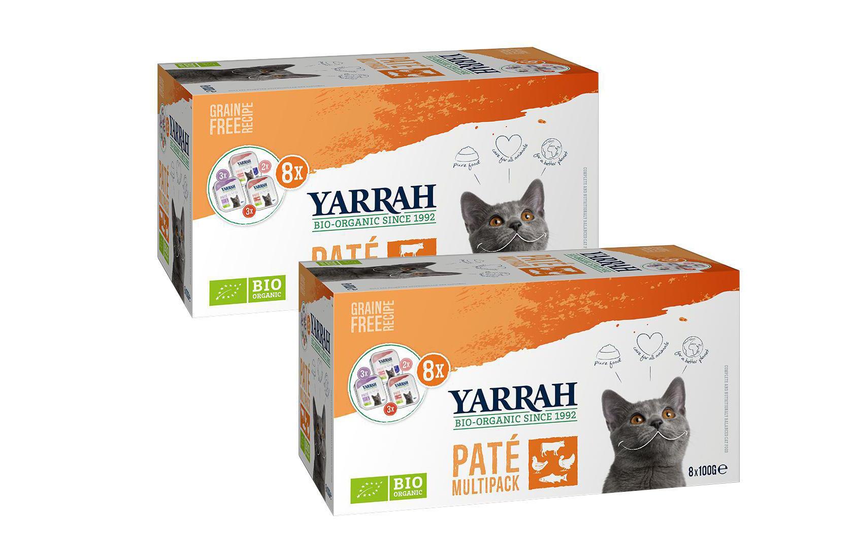 Yarrah BIO Nassfutter Multipack 3-Sorten