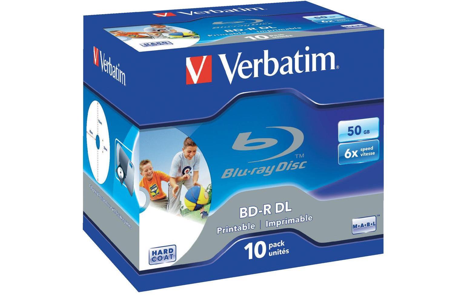 Verbatim BD-R 6x Dual Layer 50GB 10 Pck