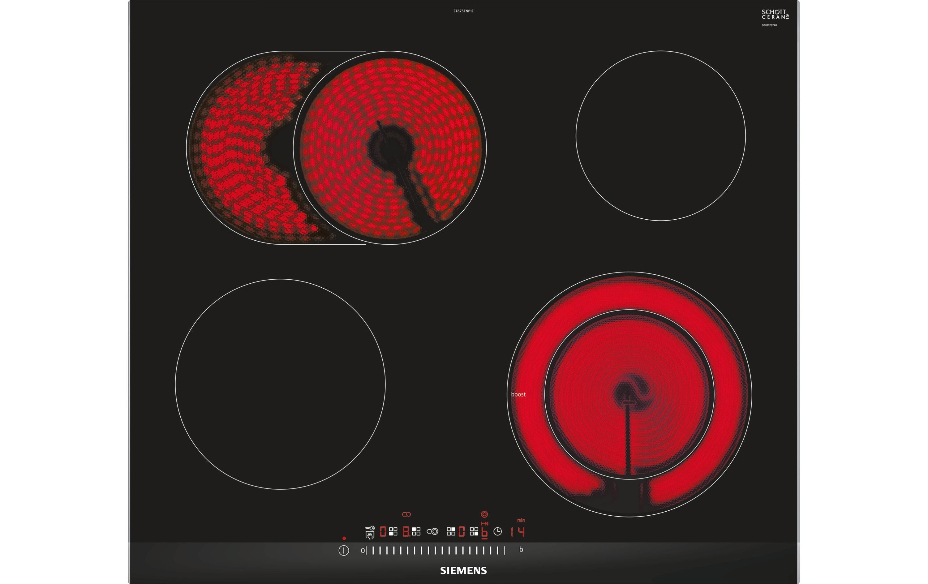 Siemens Glaskeramikkochfeld ET675FNP1C