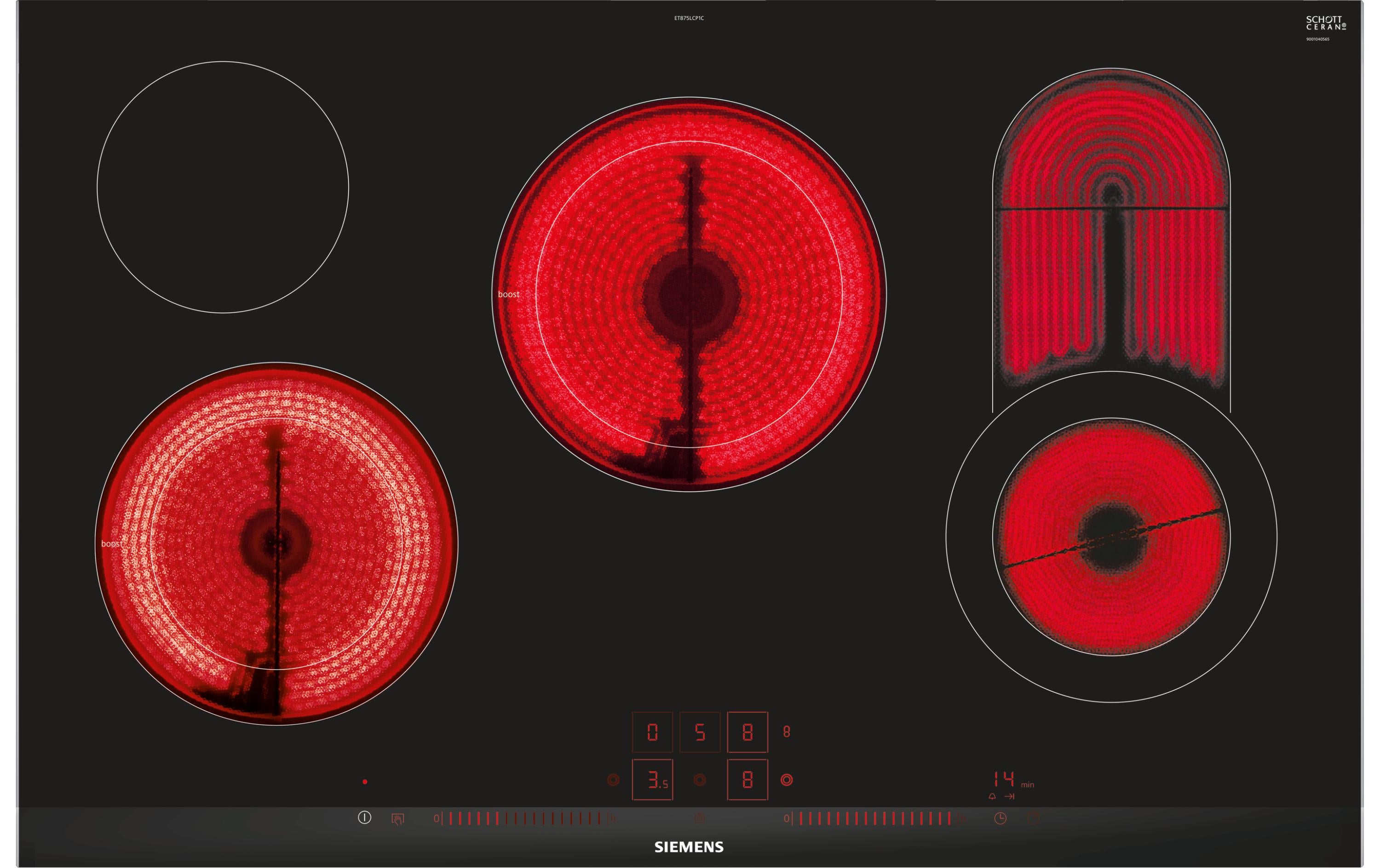 Siemens Glaskeramikkochfeld ET875LCP1C