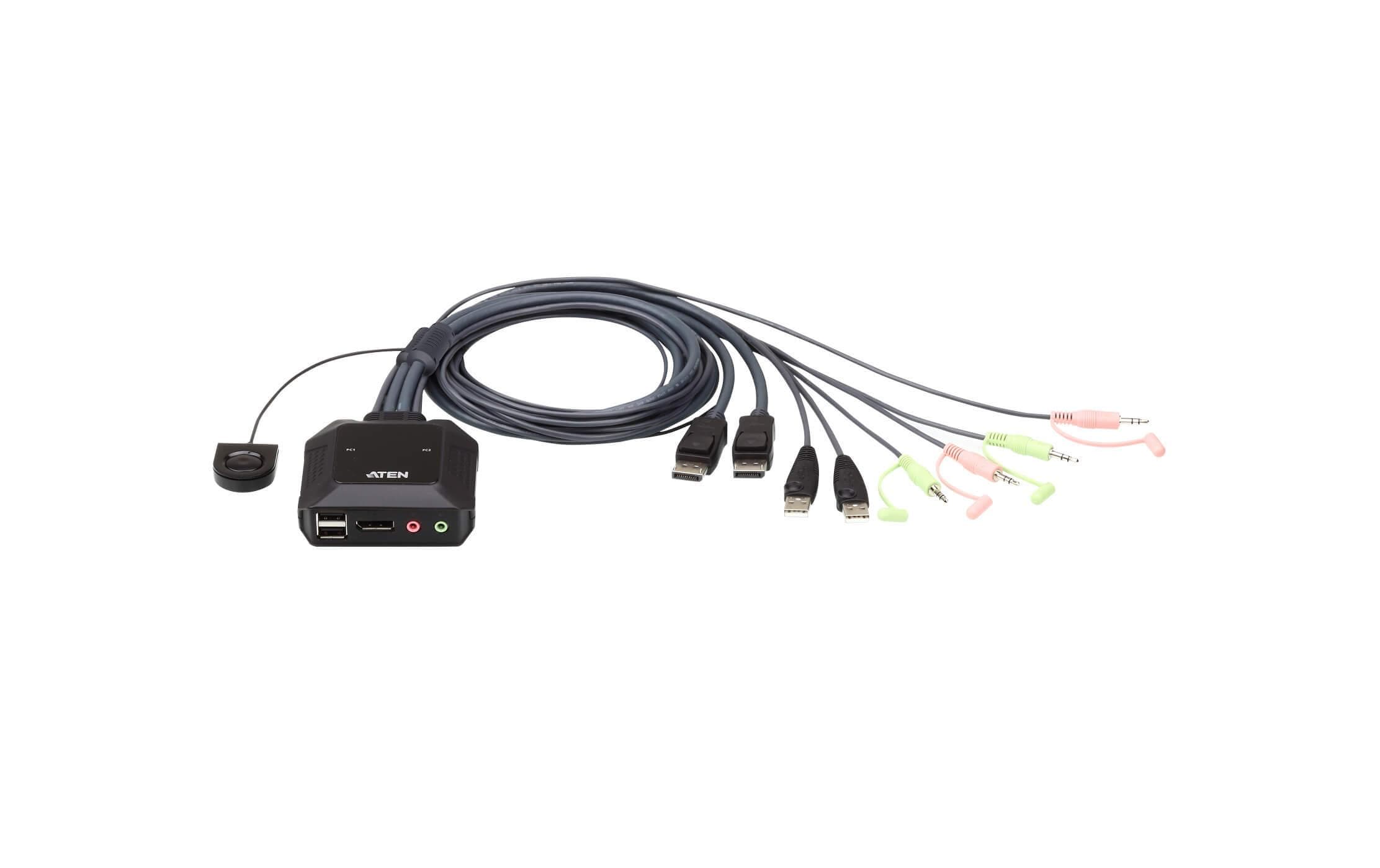 Aten CS22DP: USB DP KVM Switch, 2Port