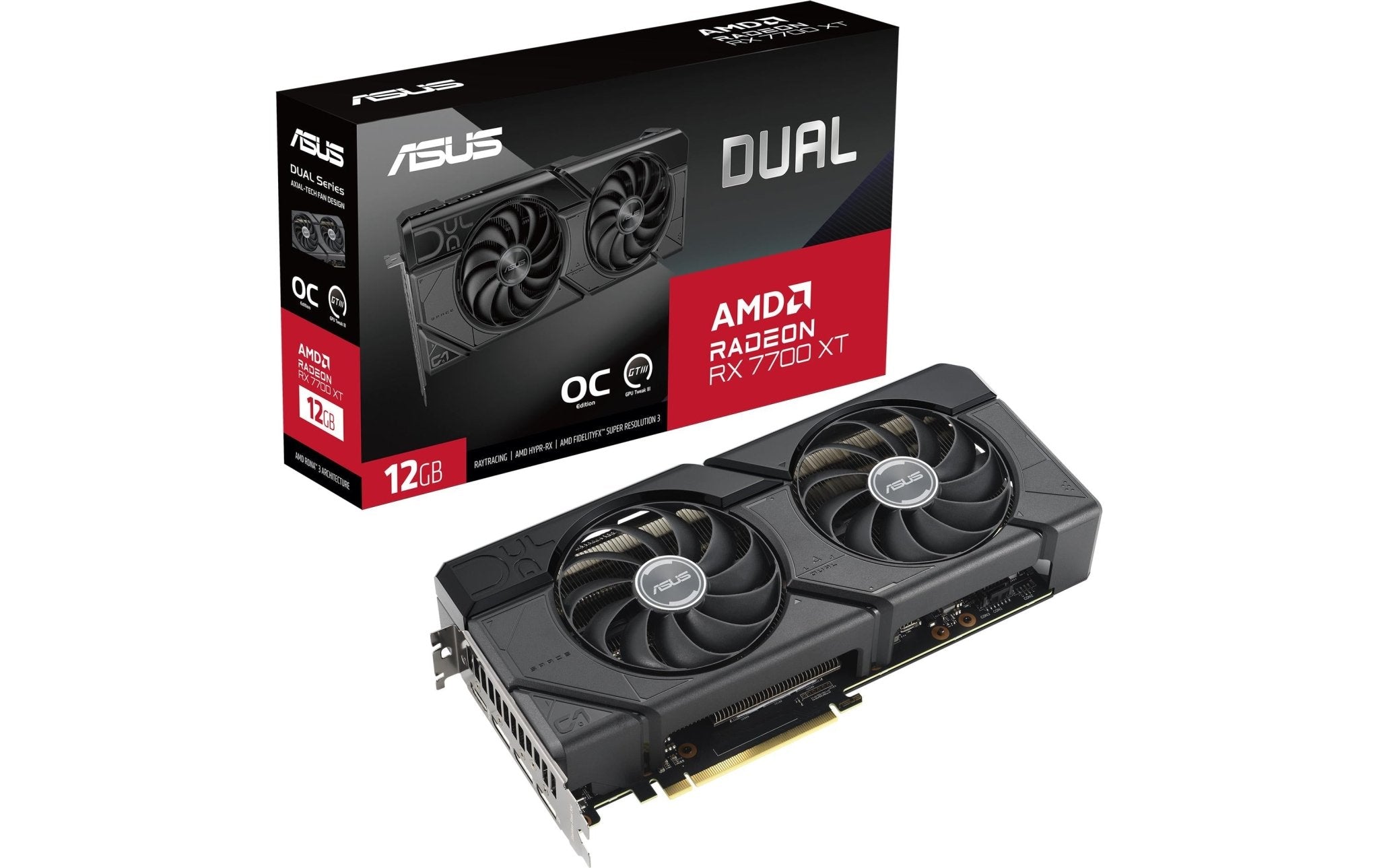 ASUS DUAL Radeon RX7700 XT O12G GAMING - eShoppen GmbH