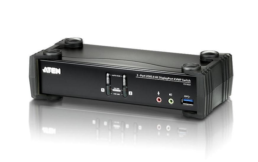 Aten CS1922: DP KVM Switch, 2 Port - eShoppen GmbH