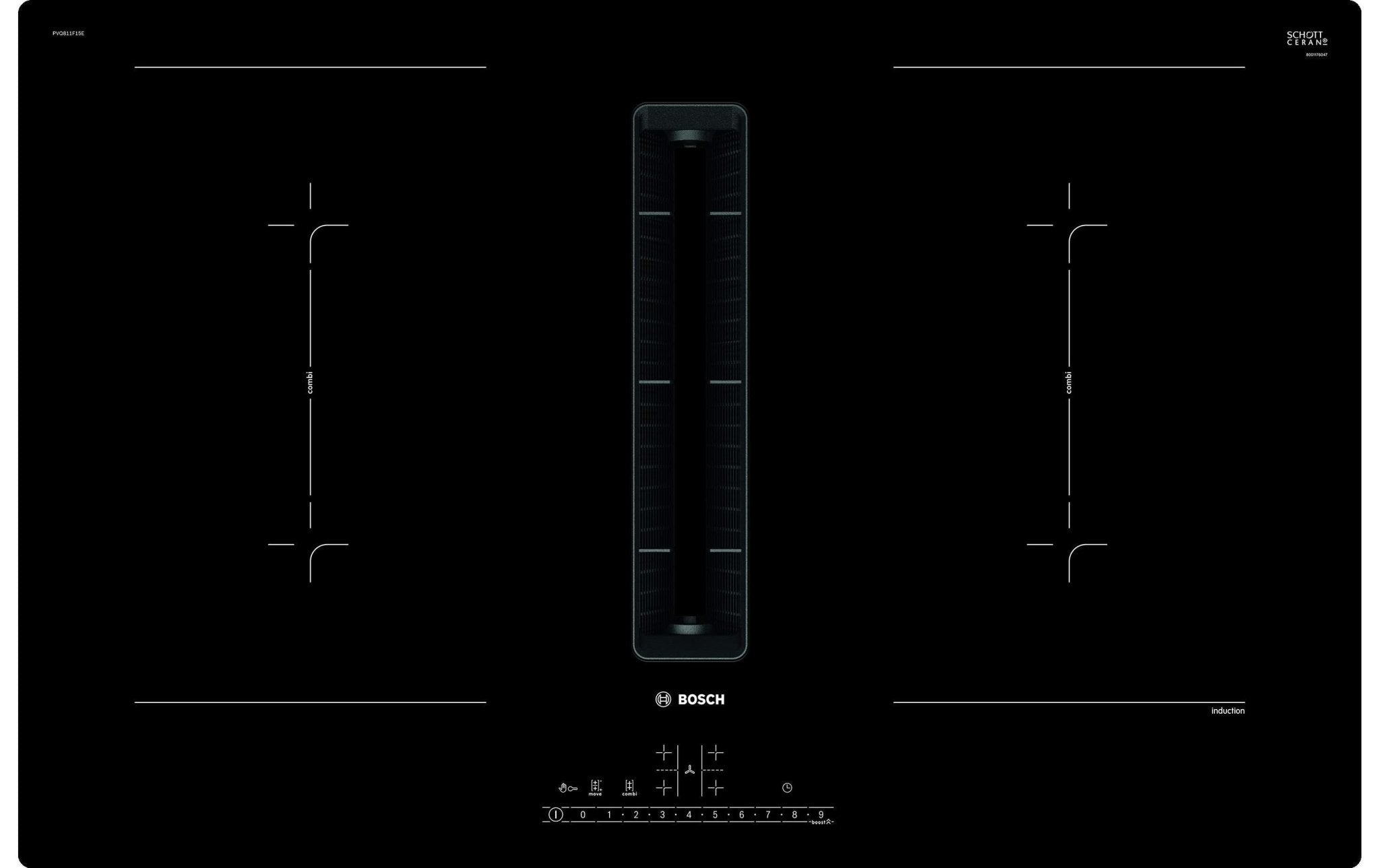 Bosch Induktionskochfeld PVQ811F15E - eShoppen GmbH