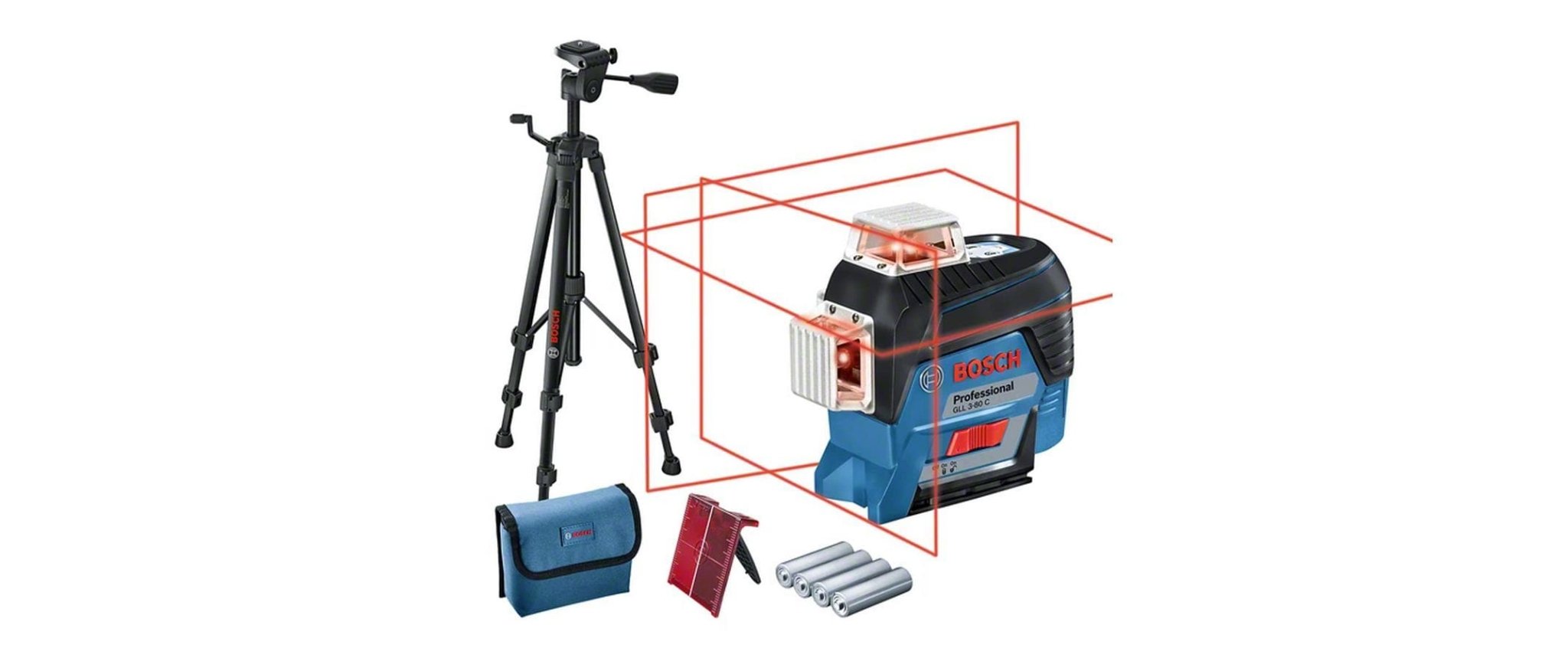 BOSCH Pro Kombilaser GLL 3 - 80 C + BT 150 - eShoppen GmbH