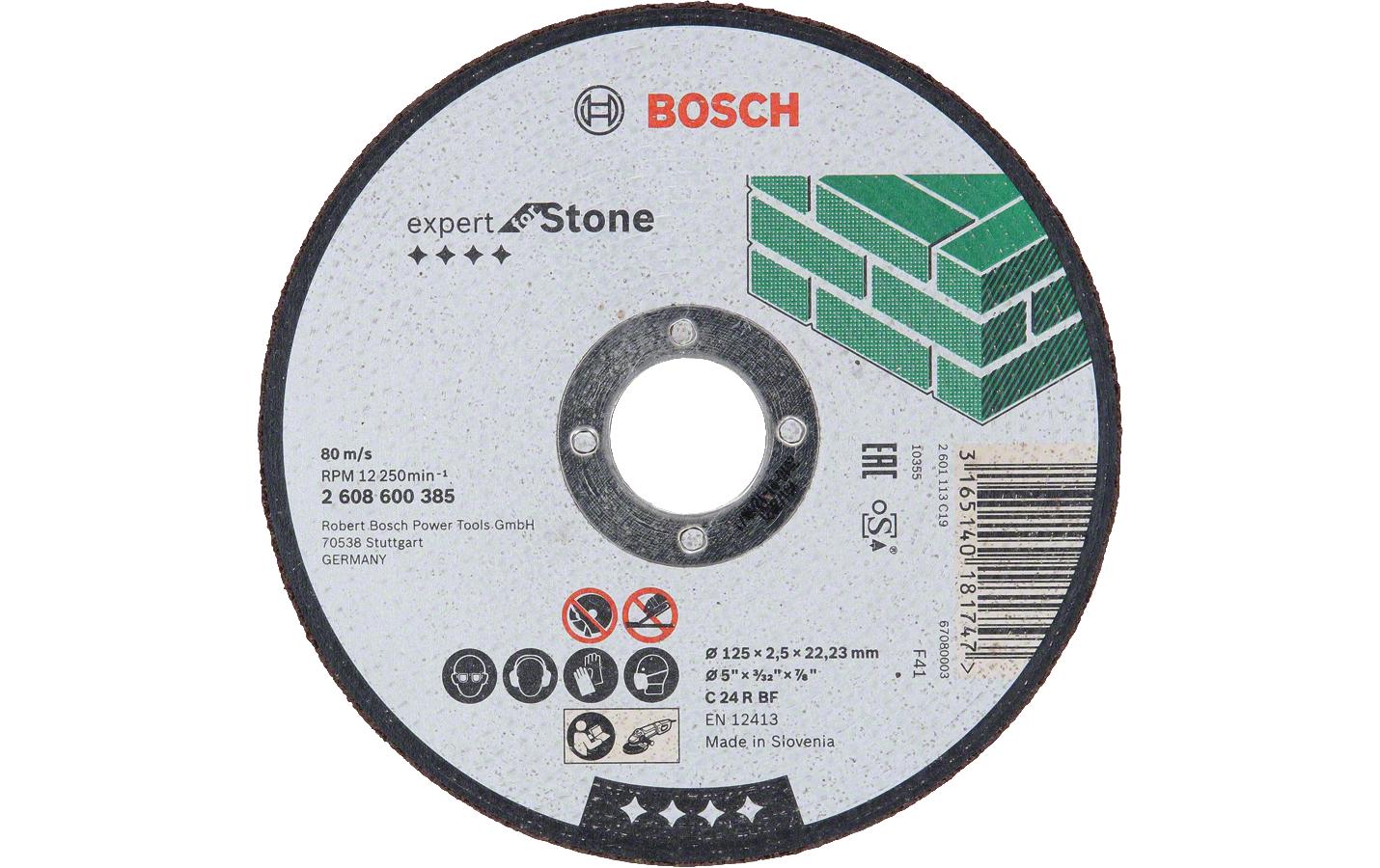 BOSCH Trennscheibe Stein C 24 R BF 125mm - eShoppen GmbH