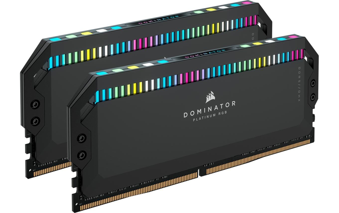 Corsair DDR5 Dom. Plat. RGB LED 32GB 2 - Kit - eShoppen GmbH