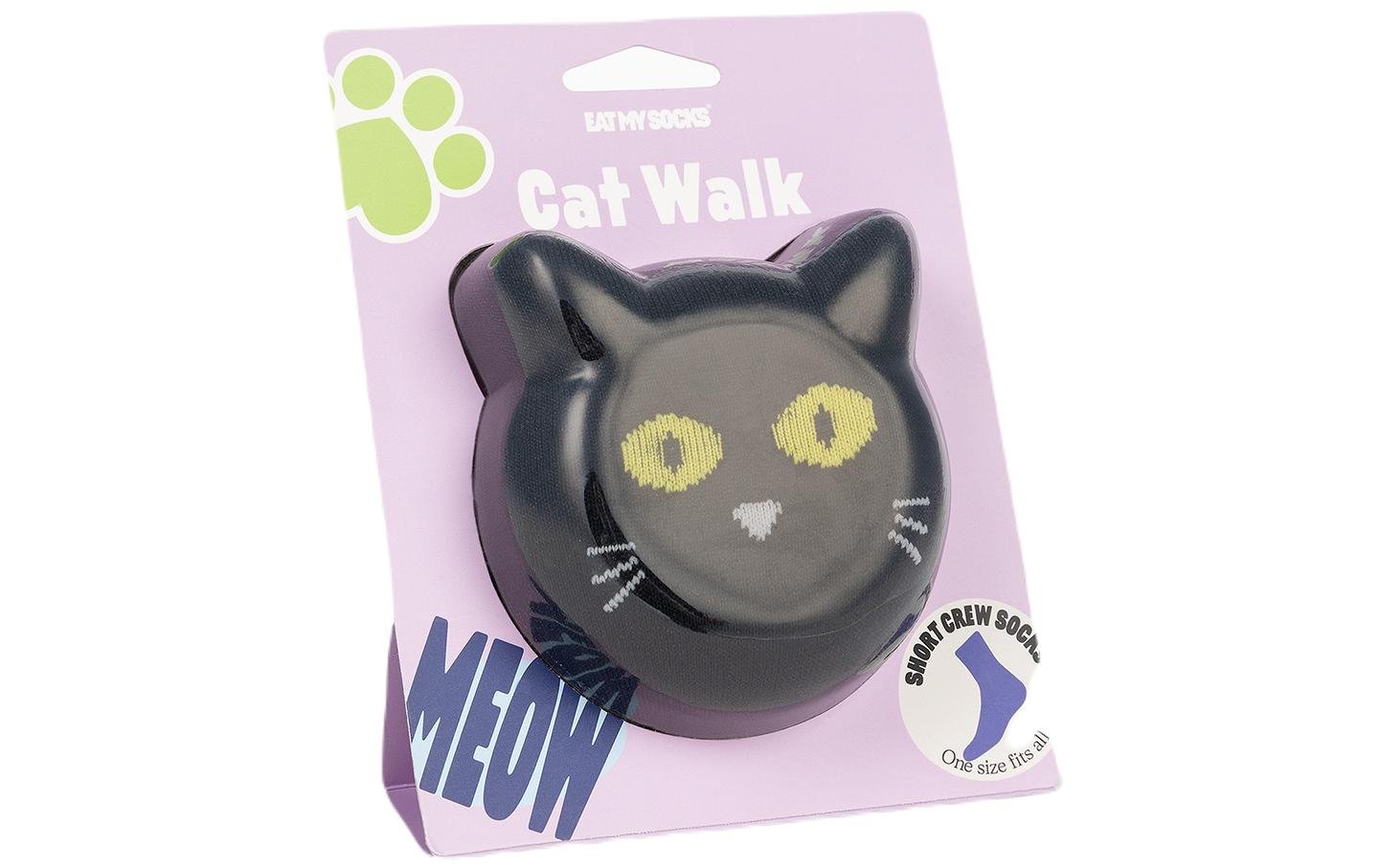 EatMySocks Cat Walk Socken, schwarz - eShoppen GmbH