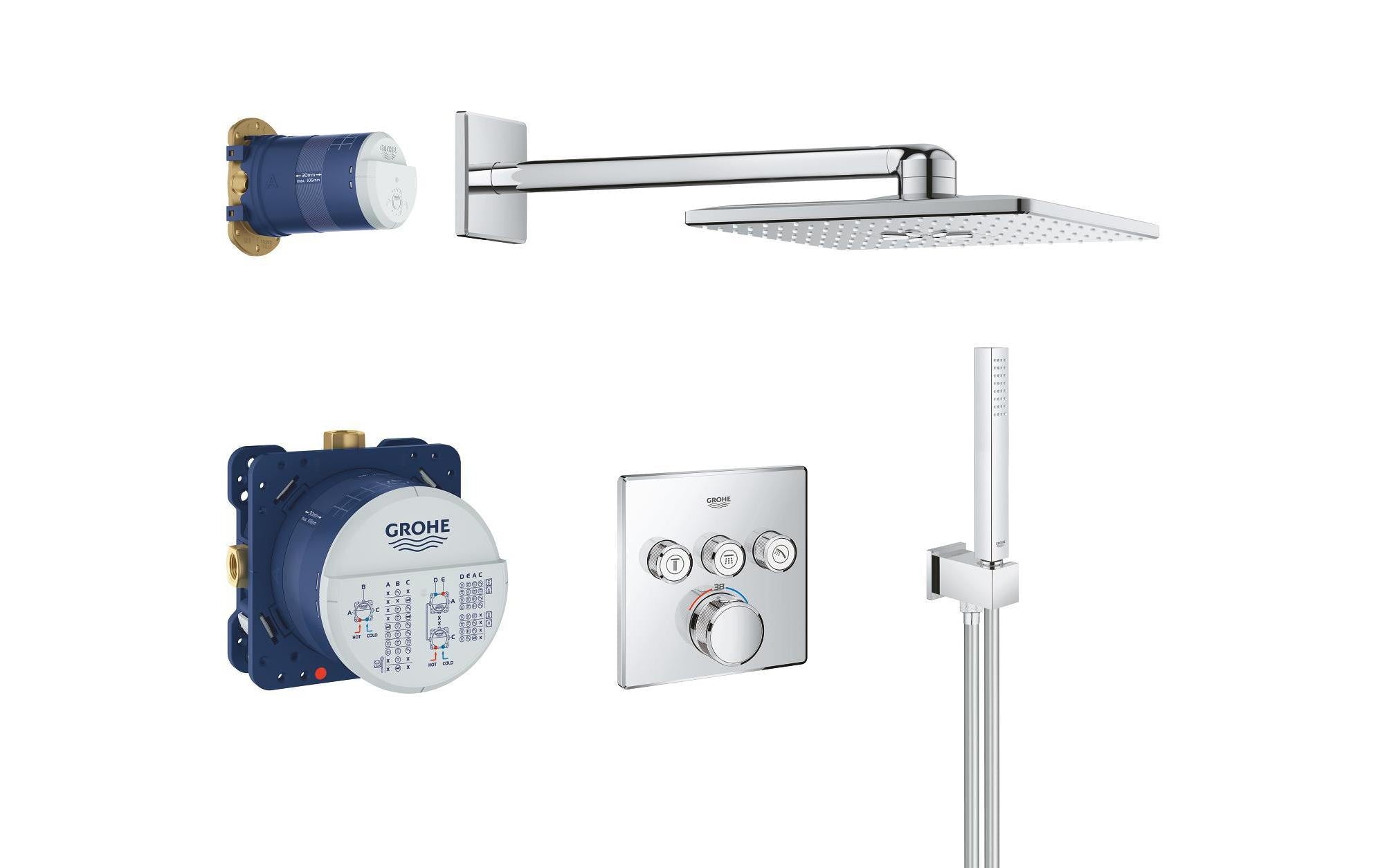 GROHE Grohtherm SmartControl Duschsystem - eShoppen GmbH