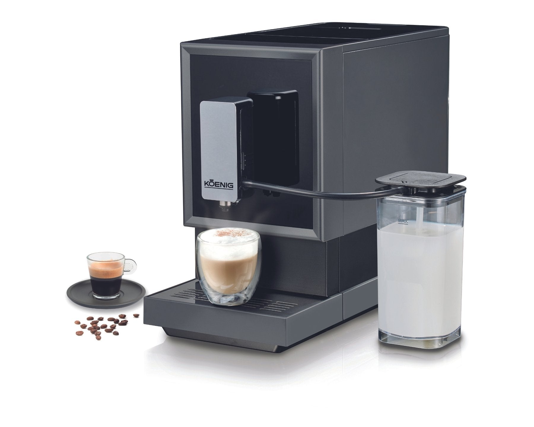 Kaffeevollautomat Finessa Black Cube Milk Plus - eShoppen GmbH