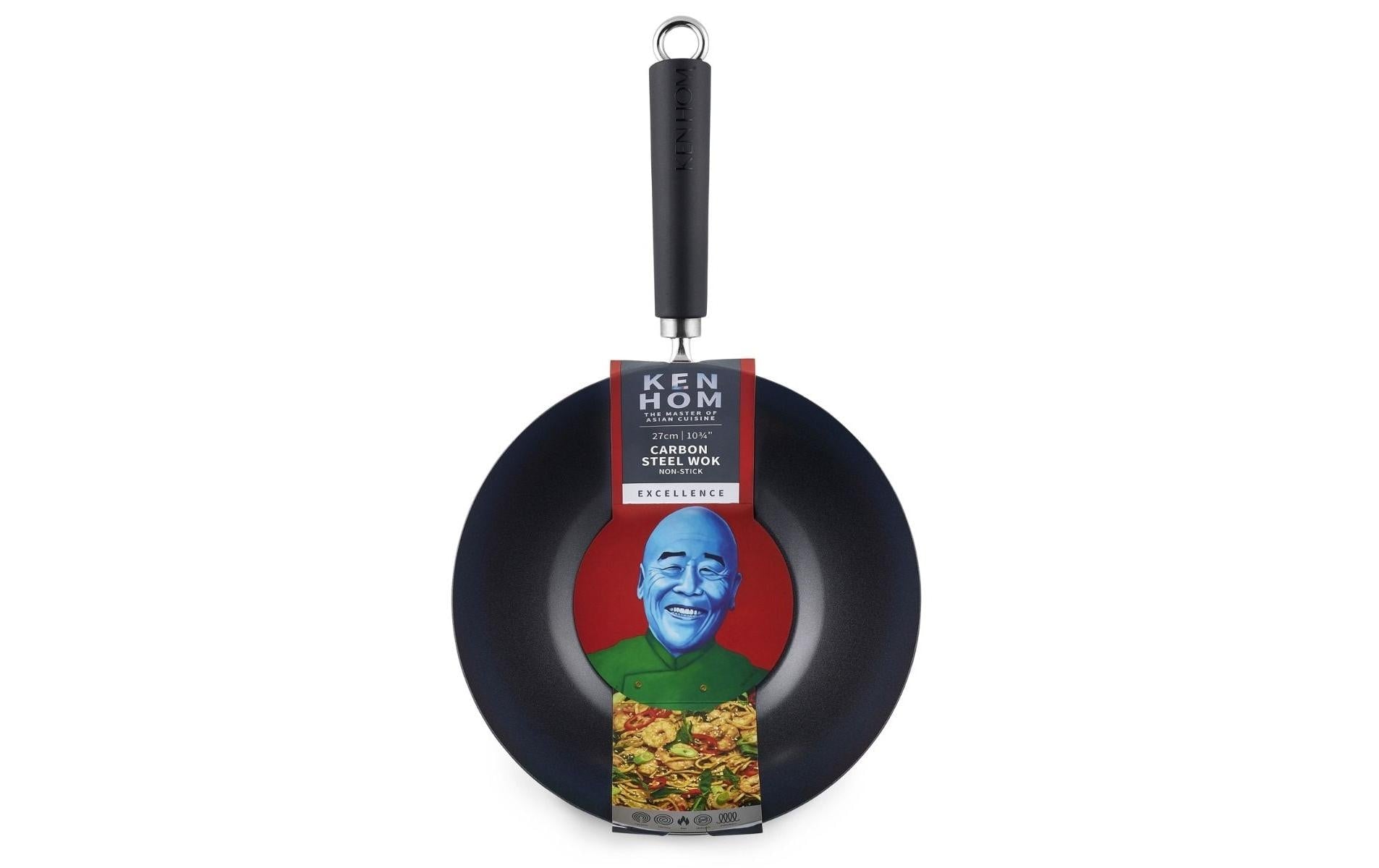 Ken Hom Excellence Wok Karbonstahl 27 cm - eShoppen GmbH