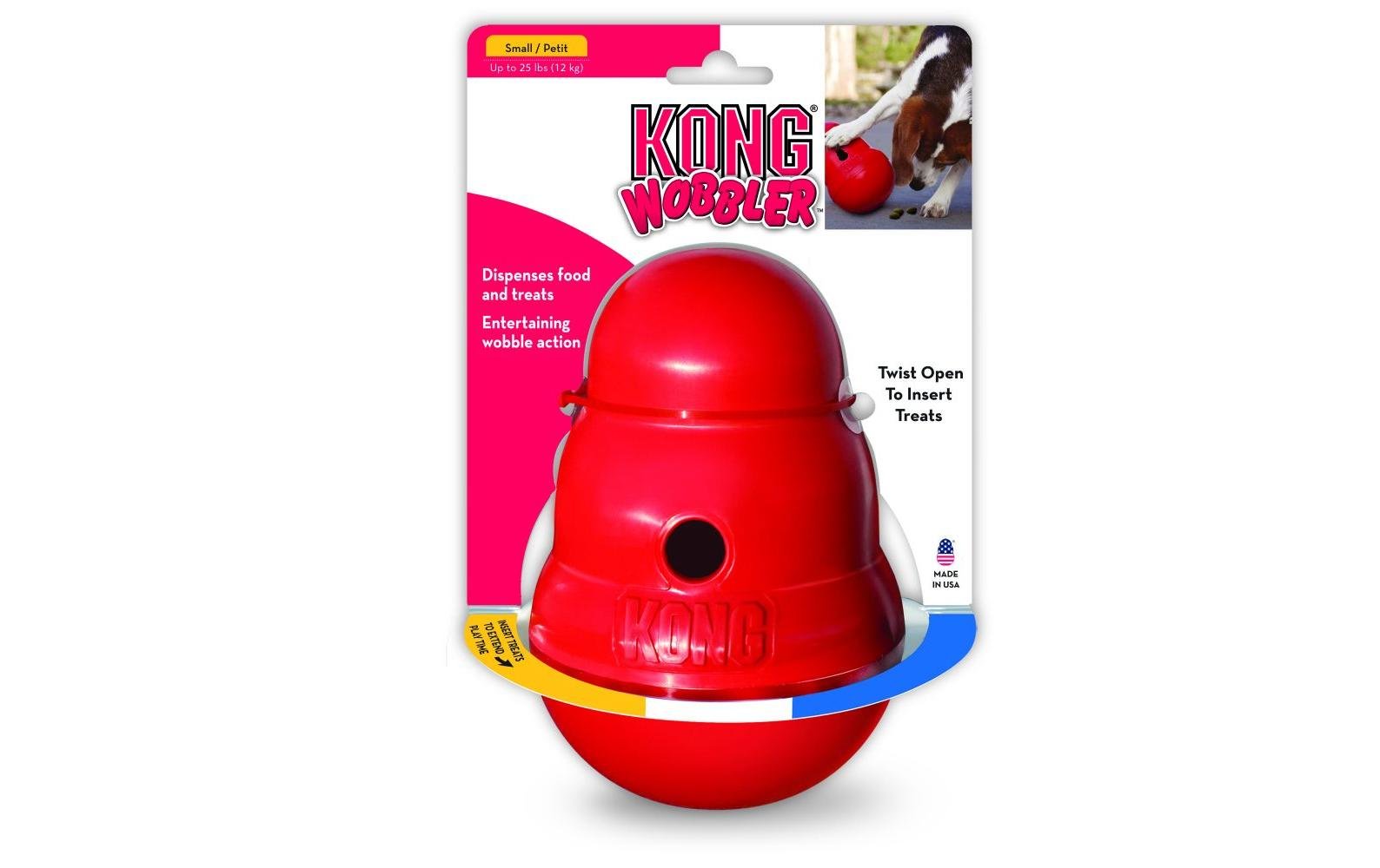 KONG Wobbler, 16 cm 440 g, rot - eShoppen GmbH