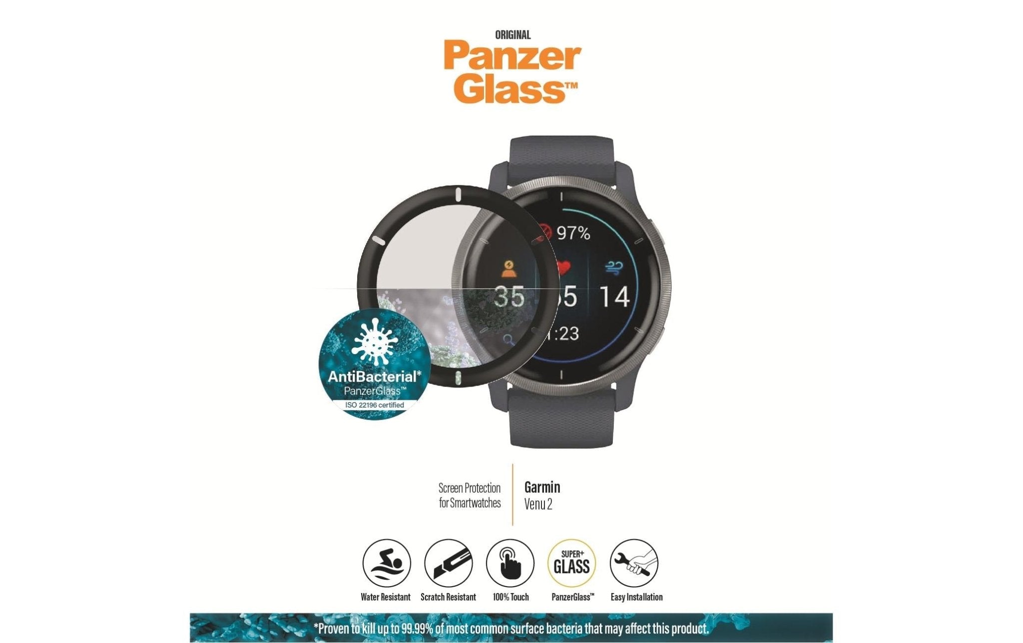 PanzerGlass Displayschutz Garmin Venu 2 - eShoppen GmbH