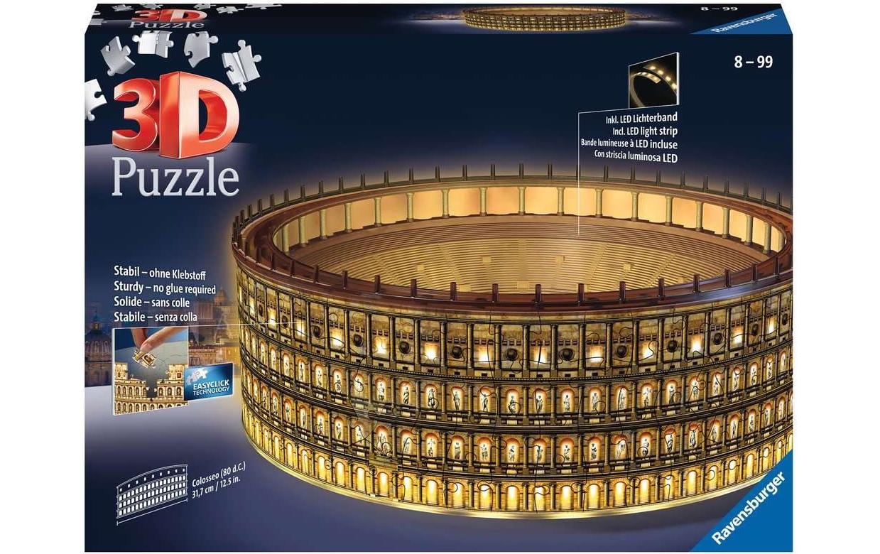 Puzzle 3D Kolosseum bei Nacht - eShoppen GmbH