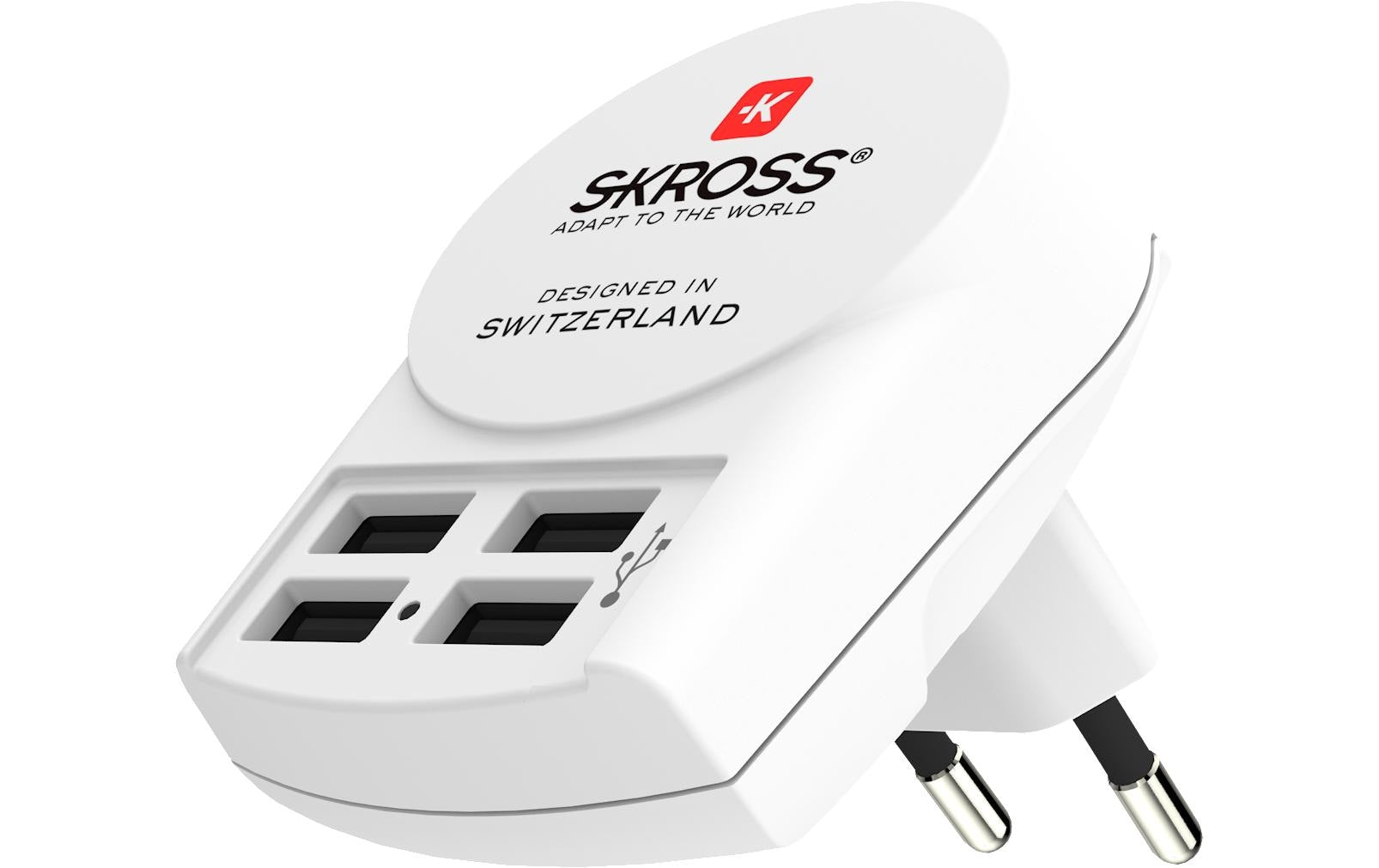 SKROSS Euro USB Charger 4 Port front - eShoppen GmbH